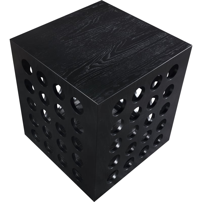 Meridian Furniture Kinsley Black Oak Veneer / MDF End Table