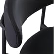 Meridian Furniture Lupita Black Vegan Leather Counter Stool (Set of 2)