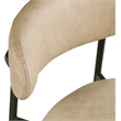 Meridian Furniture Lupita Tan Vegan Leather Counter Stool (Set of 2)