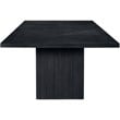 Meridian Furniture Belinda Black Solid Wood and Oak Veneer Modular Dining Table