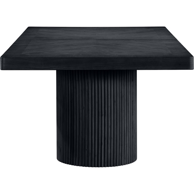 Meridian Furniture Belinda Black Acacia  with Veneer Dining Table