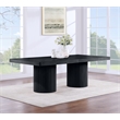 Meridian Furniture Belinda Black Acacia  with Veneer Dining Table