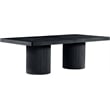 Meridian Furniture Belinda Black Acacia  with Veneer Dining Table