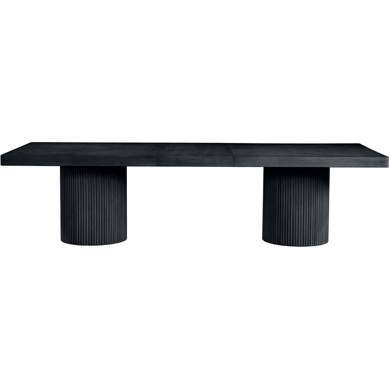 Meridian Furniture Belinda Black Acacia  with Veneer Dining Table