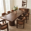 Meridian Furniture Belinda Brown Acacia  with Veneer Dining Table