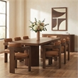 Meridian Furniture Belinda Brown Acacia  with Veneer Dining Table