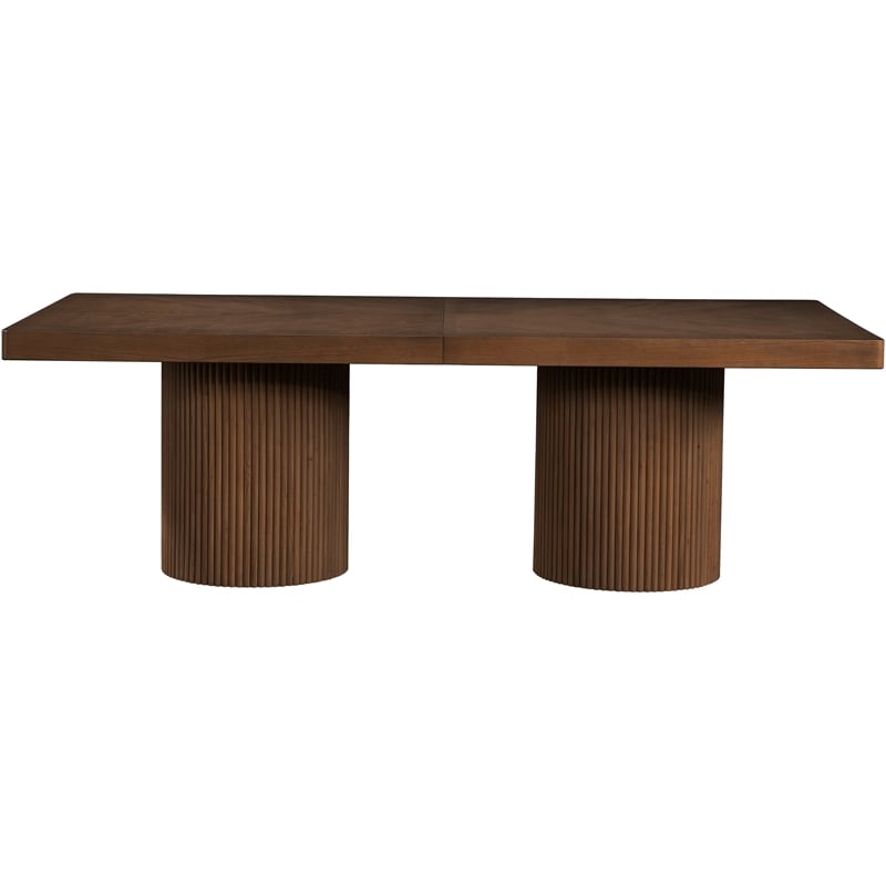 Meridian Furniture Belinda Brown Acacia  with Veneer Dining Table