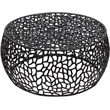 Meridian Furniture Priya Black Aluminum Coffee Table