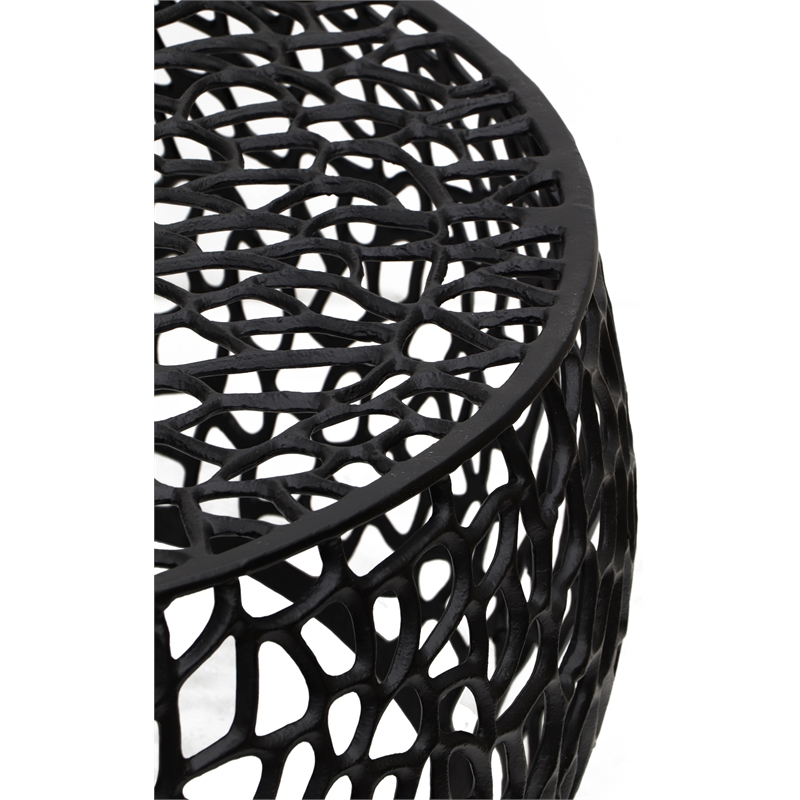Meridian Furniture Priya Black Aluminum Coffee Table