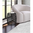 Meridian Furniture Priya Black Aluminum End Table
