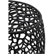 Meridian Furniture Priya Black Aluminum End Table