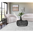 Meridian Furniture Priya Black Aluminum End Table
