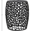 Meridian Furniture Priya Black Aluminum End Table