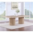 Meridian Furniture Belinda Natural Acacia Wood with Veneer Dining Table