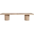Meridian Furniture Belinda Natural Acacia Wood with Veneer Dining Table