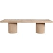 Meridian Furniture Belinda Natural Acacia Wood with Veneer Dining Table