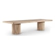 Meridian Furniture Belinda Natural Acacia Wood with Veneer Dining Table