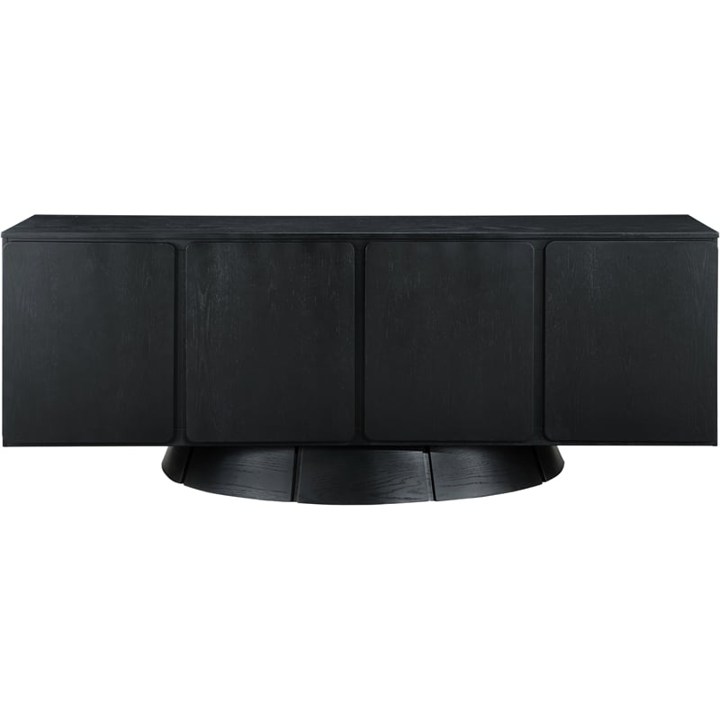 Meridian Furniture Bellona Black Oak Veneer Sideboard/Buffet