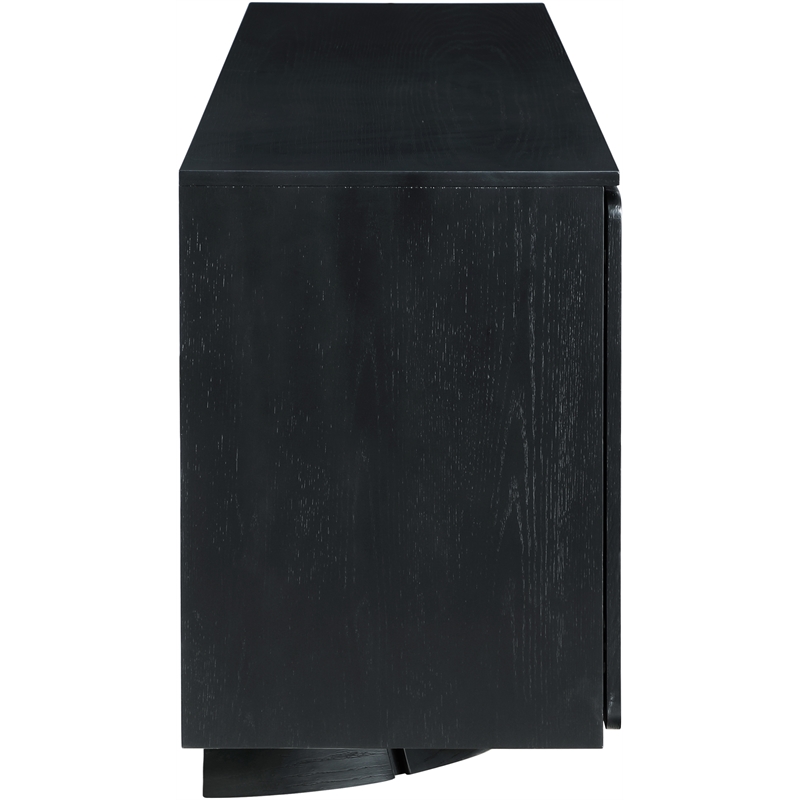 Meridian Furniture Bellona Black Oak Veneer Sideboard/Buffet