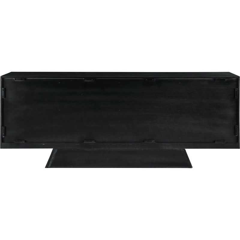Meridian Furniture Bellona Black Oak Veneer Sideboard/Buffet