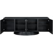 Meridian Furniture Bellona Black Oak Veneer Sideboard/Buffet
