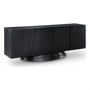 Meridian Furniture Bellona Black Oak Veneer Sideboard/Buffet