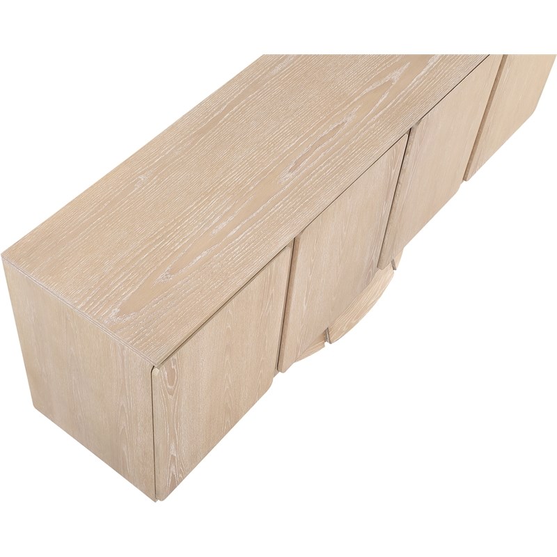 Meridian Furniture Bellona Natural Oak Veneer Sideboard/Buffet