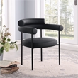 Meridian Furniture Blake Black Vegan Leather Dining Chair (Set of 2)