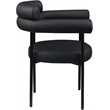 Meridian Furniture Blake Black Vegan Leather Dining Chair (Set of 2)