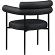 Meridian Furniture Blake Black Vegan Leather Dining Chair (Set of 2)
