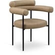 Meridian Furniture Blake Tan Vegan Leather Dining Chair (Set of 2)