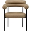 Meridian Furniture Blake Tan Vegan Leather Dining Chair (Set of 2)