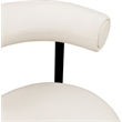 Meridian Furniture Bordeaux Cream Vegan Leather Counter Stool (Set of 2)