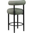 Meridian Furniture Bordeaux Green Vegan Leather Counter Stool (Set of 2)