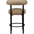 Meridian Furniture Bordeaux Tan Vegan Leather Counter Stool (Set of 2)
