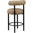Meridian Furniture Bordeaux Tan Vegan Leather Counter Stool (Set of 2)