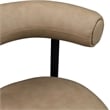 Meridian Furniture Bordeaux Tan Vegan Leather Counter Stool (Set of 2)