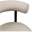 Meridian Furniture Bordeaux Taupe Vegan Leather Counter Stool (Set of 2)