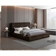 Meridian Furniture Dexter Brown Corduroy Queen Bed