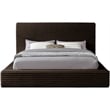 Meridian Furniture Dexter Brown Corduroy Queen Bed