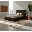 Meridian Furniture Dexter Brown Corduroy Twin Bed