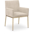 Meridian Furniture Reeves Beige Chenille Fabric Dining Chair (Set of 2)