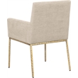 Meridian Furniture Reeves Beige Chenille Fabric Dining Chair (Set of 2)