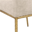 Meridian Furniture Reeves Beige Chenille Fabric Dining Chair (Set of 2)