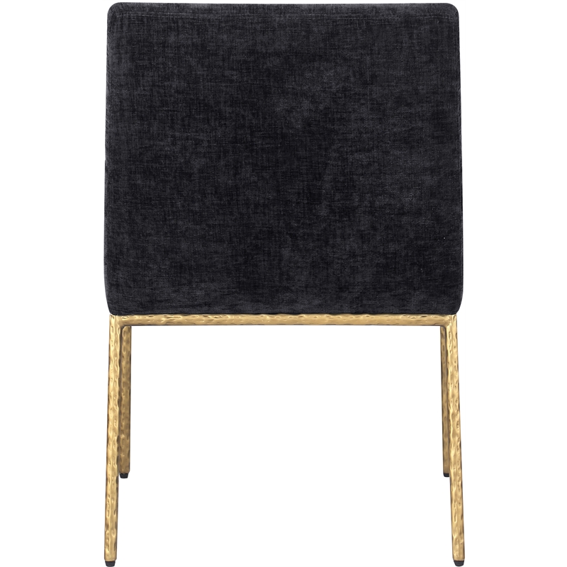 Meridian Furniture Reeves Black Chenille Fabric Dining Chair (Set of 2)