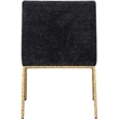Meridian Furniture Reeves Black Chenille Fabric Dining Chair (Set of 2)
