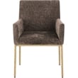 Meridian Furniture Reeves Brown Chenille Fabric Dining Chair (Set of 2)