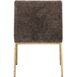 Meridian Furniture Reeves Brown Chenille Fabric Dining Chair (Set of 2)