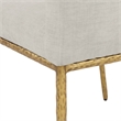 Meridian Furniture Reeves Cream Chenille Fabric Dining Chair (Set of 2)
