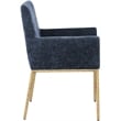 Meridian Furniture Reeves Navy Chenille Fabric Dining Chair (Set of 2)